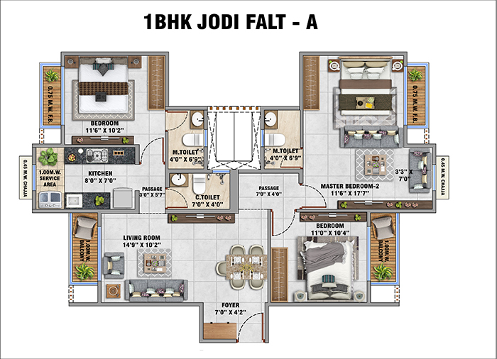 Embassy Park Panvel - Master Layout